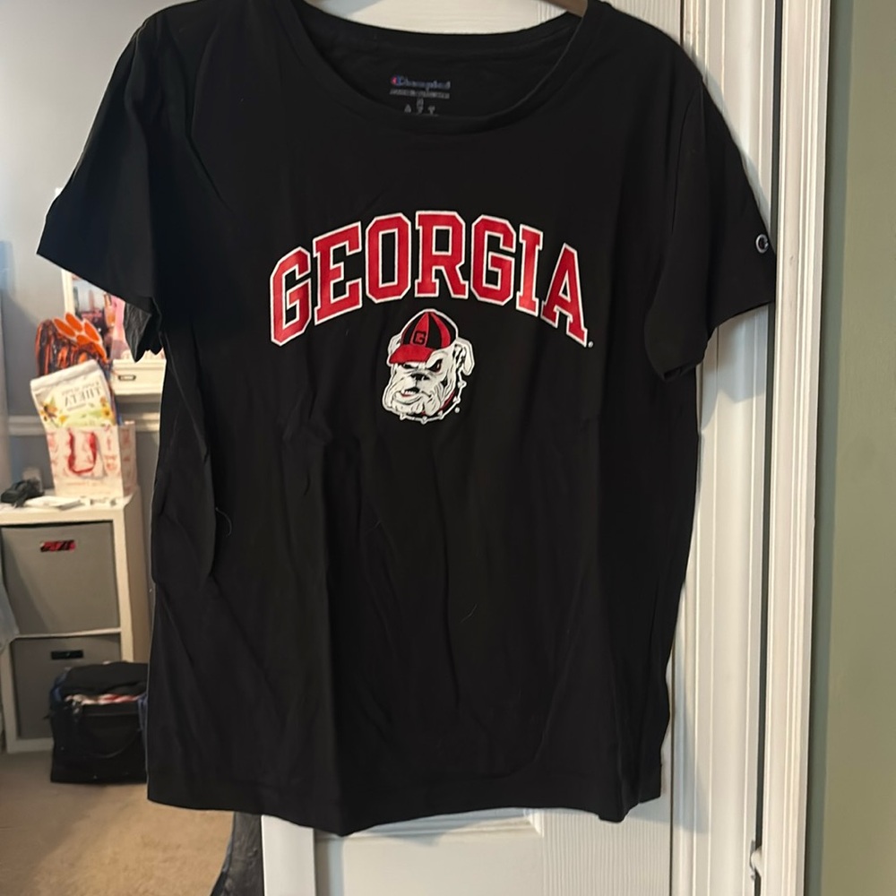 Champion Georgia Bulldog t shirt size medium